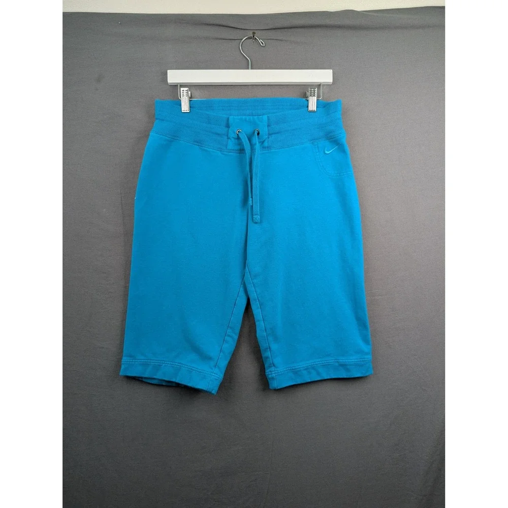Nike Girls Blue The‎ Athletic Dept Drawstring Sweat Shorts Size Large 12-14